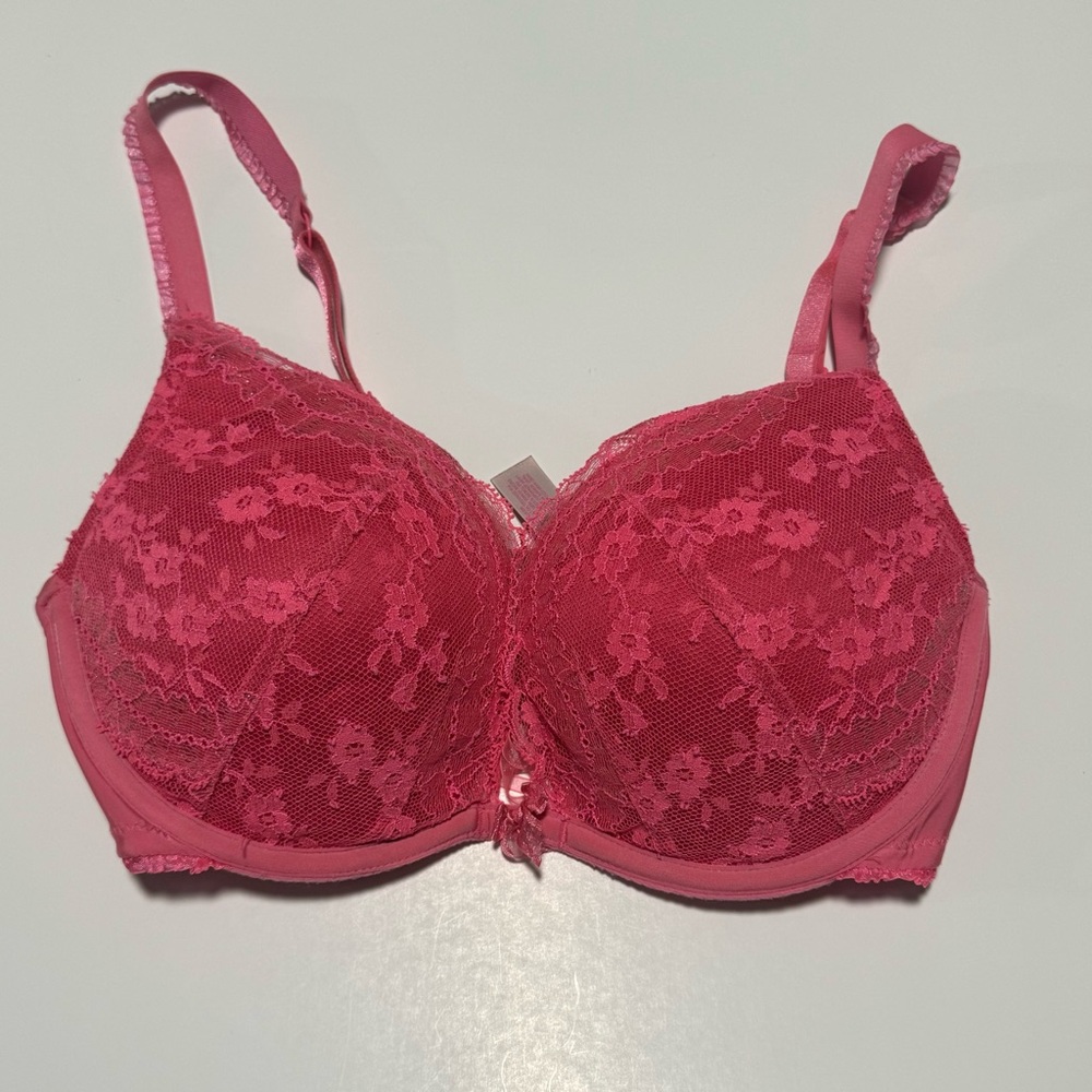 VS Push Up Bra Pink Lace